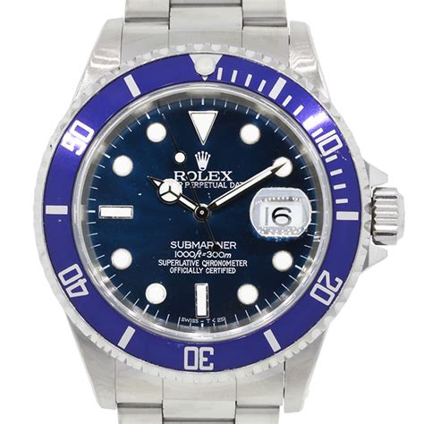 rolex steel submariner blue face|rolex submariner blue dial bezel.